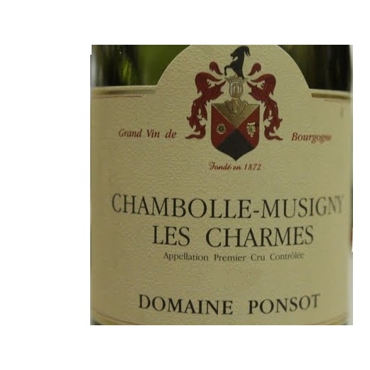 Domaine Ponsot, Chambolle-Musigny Premier Cru, Les Charmes